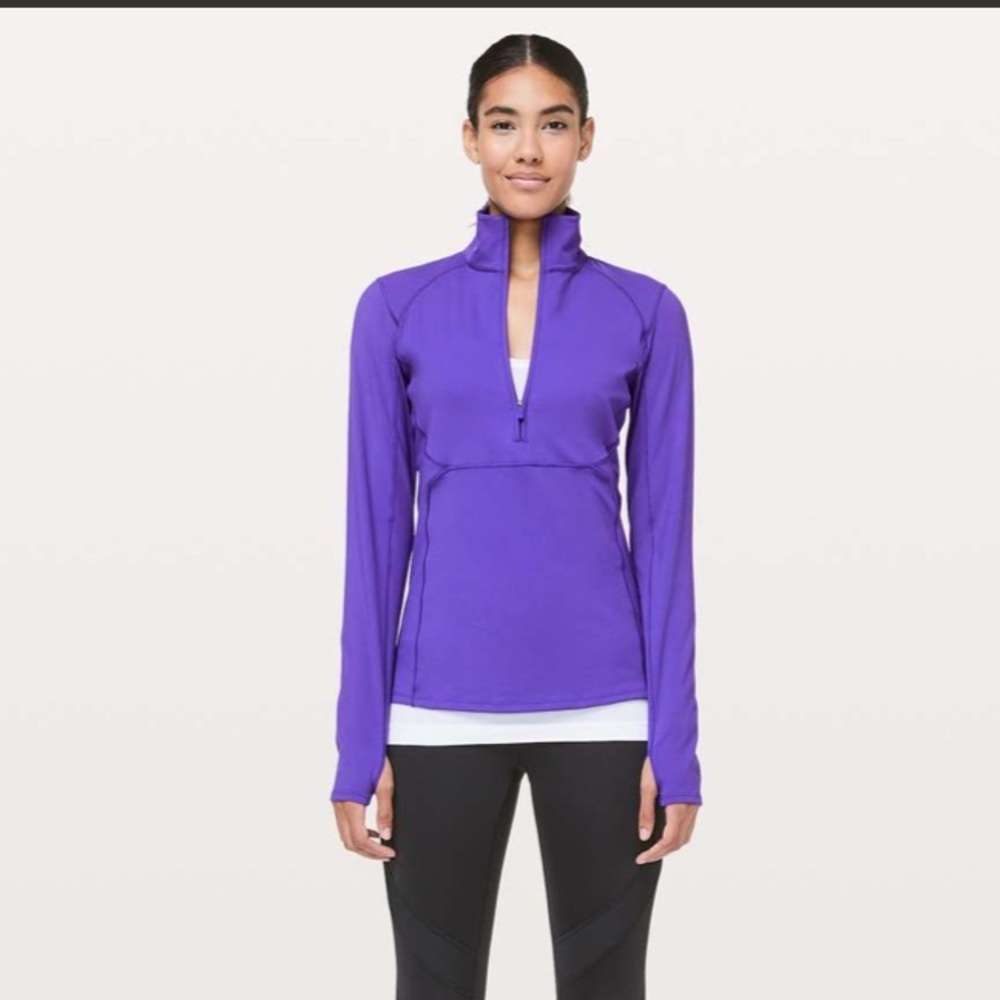 Lululemon Athletica Best Pace Half Zip in Lazurite Size 4 Like New